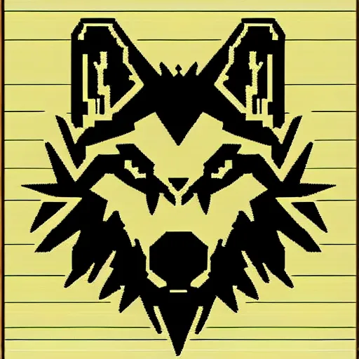 Image similar to antropomorphic muscular masculine wolf. wolf head. furr. 8 bit nes graphics