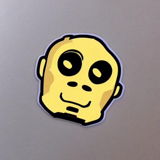 Image similar to cute baby c3po sticker