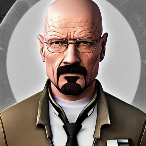 Image similar to Walter White as a Fortnite character