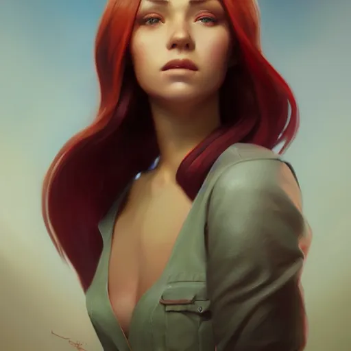 Prompt: a beautiful portrait of jessie from team rocket, oil painting, Greg Rutkowski, Charlie Bowater, video game art, unreal 5, DAZ, hyperrealistic, octane render, RPG portrait, dynamic lighting, fantasy art, beautiful face