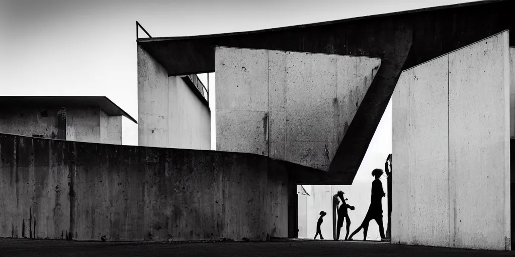 Image similar to bauhaus architecture photography by david yarrow