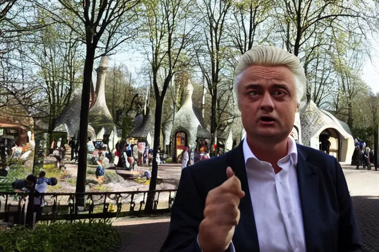 Image similar to geert wilders at the efteling