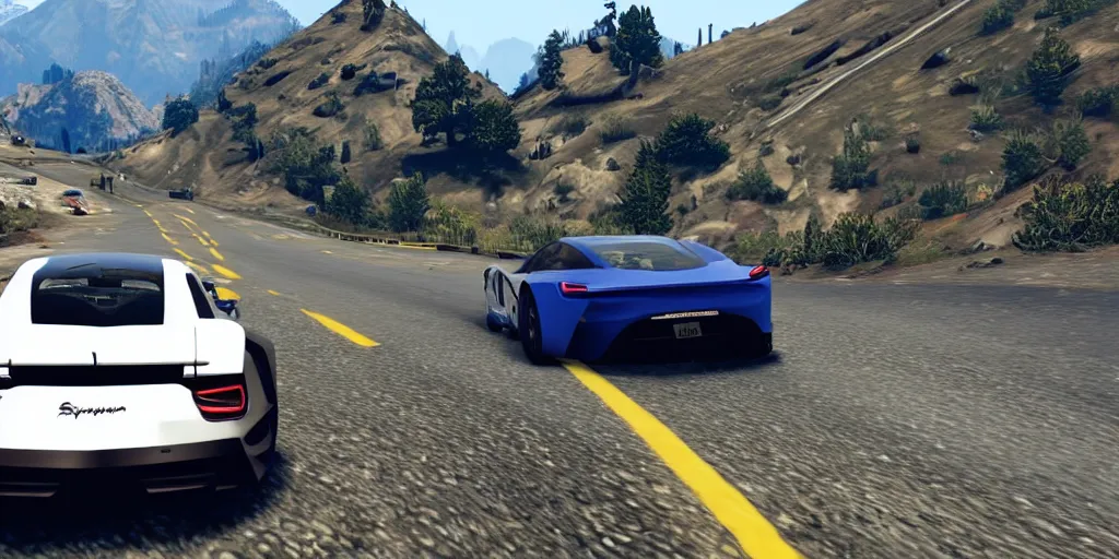 Prompt: “2022 Alpine GTA V6, 4K, ultra realistic”