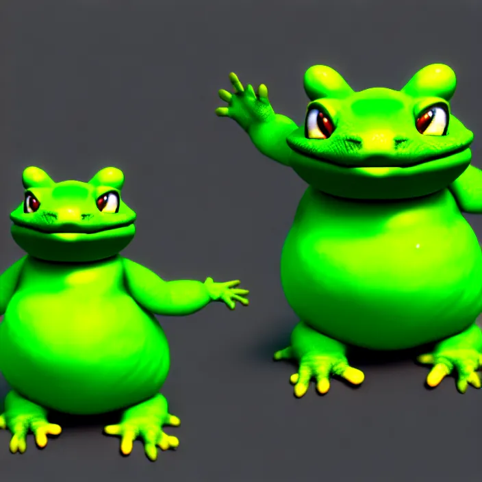 Prompt: a fat anthropomorphic male green gecko fursona waddling across vrchat, cute, 3 d, octane render, furry