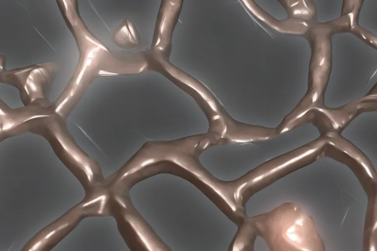 Prompt: 3d human skin cells as geometric shapes, cells made from machinery, 3d Unreal Engine, render