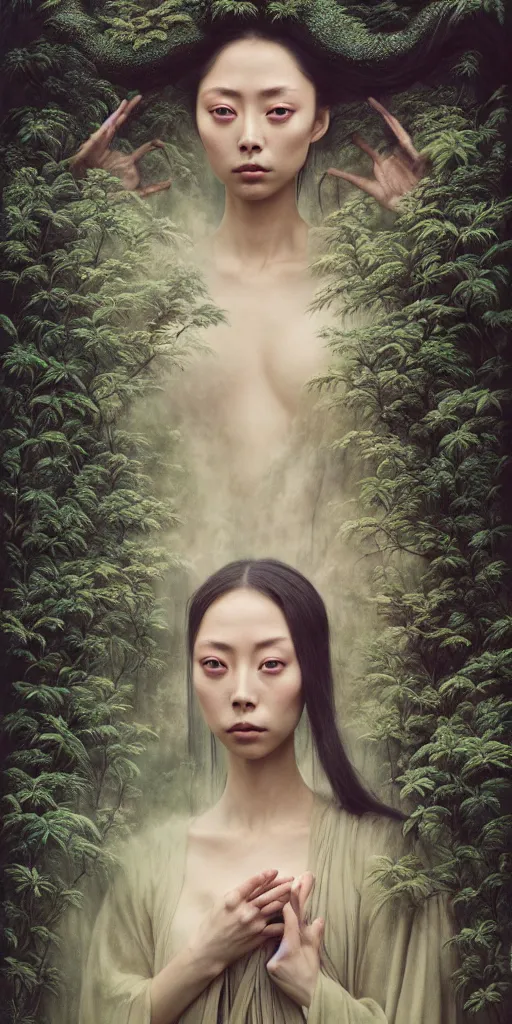 Prompt: wuxia, forest, moonlight, gemma chen, madison beer, angela sarafyan, pinup, intricate beautiful faces, surrealistic painting by agostino arrivabene, vanessa beecroft, anka zhuravleva, mary jane ansell, peter mohbacher, gerald brom