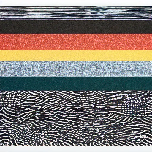 Prompt: river shapes water shapes curves bridget riley sol lewitt bryce marden museum of modern art new york