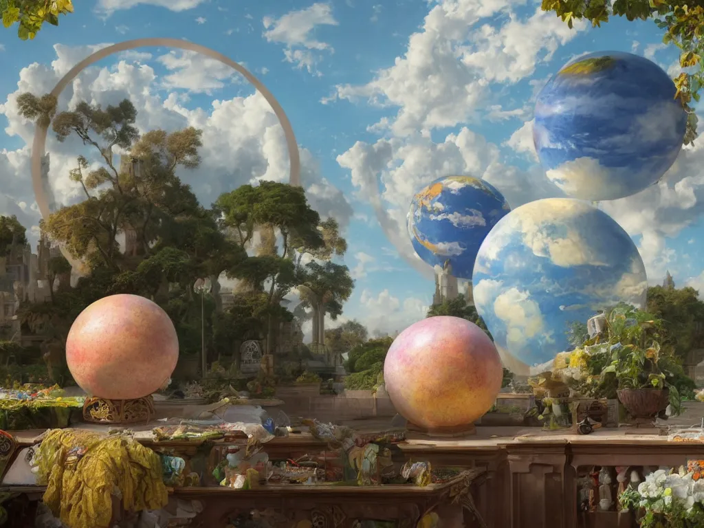 Prompt: 3 d render, sunlight study, the universe is a spheroid region 7 0 5 meters in diameter, art nouveau, by cornelis de heem and ( ( ( ( ( frederic edwin church ) ) ) ) ) and ( ( ( ( ( lisa frank ) ) ) ) ), 8 k, sharp focus, octane render