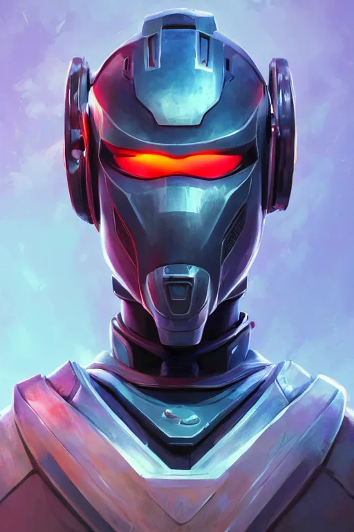 Image similar to epic mask helmet robot ninja portrait stylized as fornite style game design fanart by concept artist gervasio canda, behance hd by jesper ejsing, by rhads, makoto shinkai and lois van baarle, ilya kuvshinov, rossdraws global illumination radiating a glowing aura global illumination ray tracing hdr render in unreal engine 5