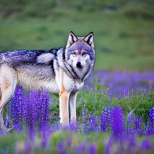 Prompt: Full body photo of a wolf with feathers, real life festhered lupine