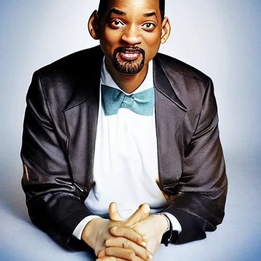 Image similar to a portrait of the love child of Will Smith and Chris Rock