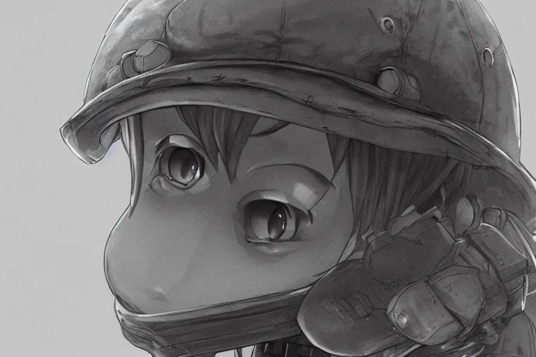 Image similar to made in abyss riko concept art, pith helmet, super detailed face, wlop, trending on artstation, hyperdetailed, Unreal Engine 4k, 8k, ultra HD