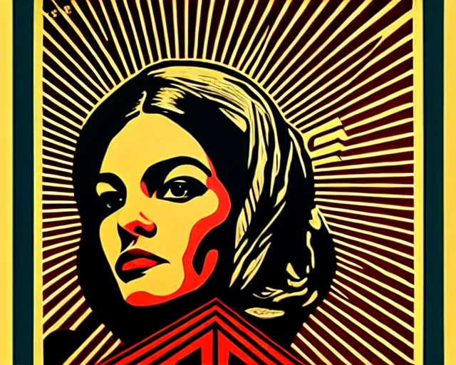 Prompt: artwork by shepard fairey