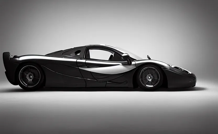 Prompt: “ a mclaren f 1, studio lighting ”