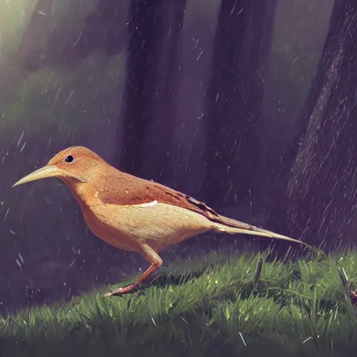 Image similar to closeup of a spanish wren bird in avila, chochin, green fields pinetrees, summer season, 4 k, midday light, concept art, by wlop, ilya kuvshinov, artgerm, krenz cushart, greg rutkowski, pixiv. cinematic dramatic atmosphere, sharp focus, volumetric lighting, cinematic lighting, studio quality