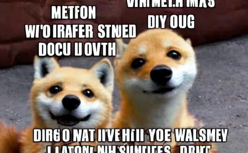 Image similar to a meme about doge