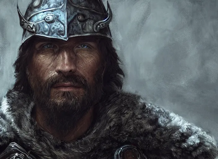 Prompt: a highly detailed skyrim portrait of a dentist, james gurney, james jean