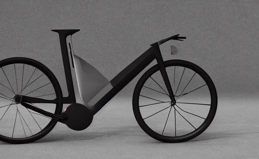 Prompt: Concept bicycle designed by Tesla, professional photo