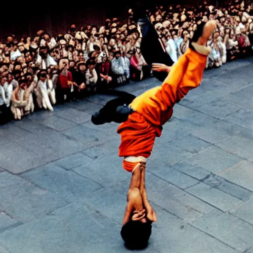 Image similar to Mao Zedong breakdances
