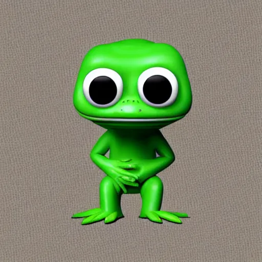 Image similar to very very cute Pepe the Frog as a Funko Pop by Matt Furie, Feels Good Man