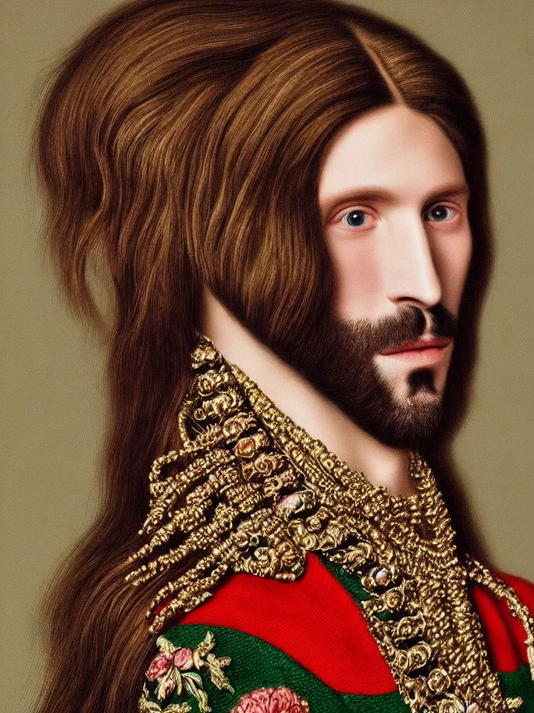 Image similar to a very beautiful portrait of gucci, highly detailed, intricate, photography