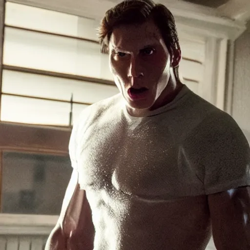 Prompt: Live Action Still of Jerma in Rocky, real life, hyperrealistic, ultra realistic, realistic, highly detailed, epic, HD quality, 8k resolution, body and headshot, film still