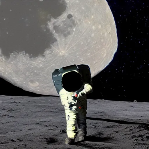 Image similar to i will fly on the moon in the future