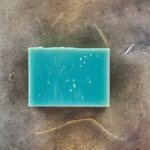 Image similar to a soap is wearing as an artist