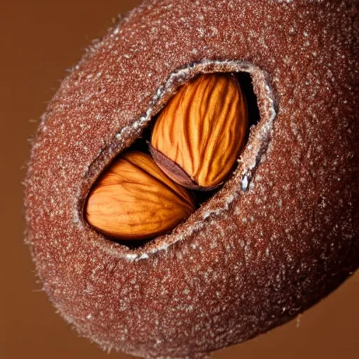 Prompt: super detailed studio photograph of an almond, 8 k