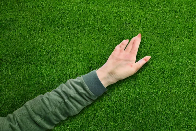 Touching Grass Simulator on the 3DS 