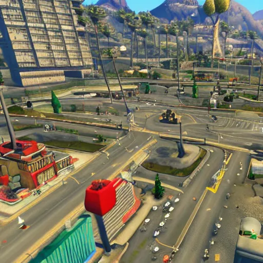 Image similar to mario 6 4 map in gta v