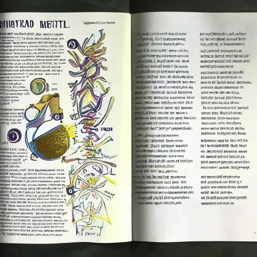 Image similar to textbook page showing how to make dmt.