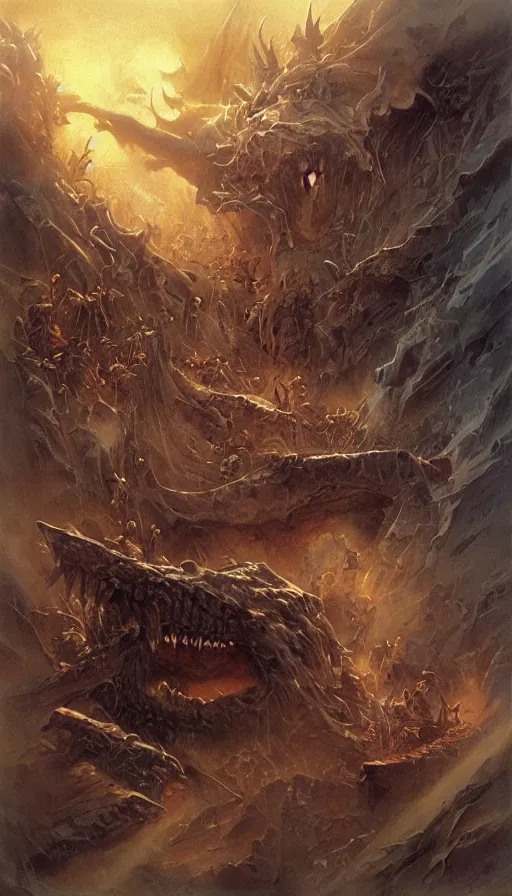 Prompt: rage, by john howe