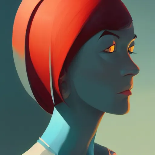 Image similar to face icon stylized minimalist the day the earth stood still, loftis, cory behance hd by jesper ejsing, by rhads, makoto shinkai and lois van baarle, ilya kuvshinov, rossdraws global illumination