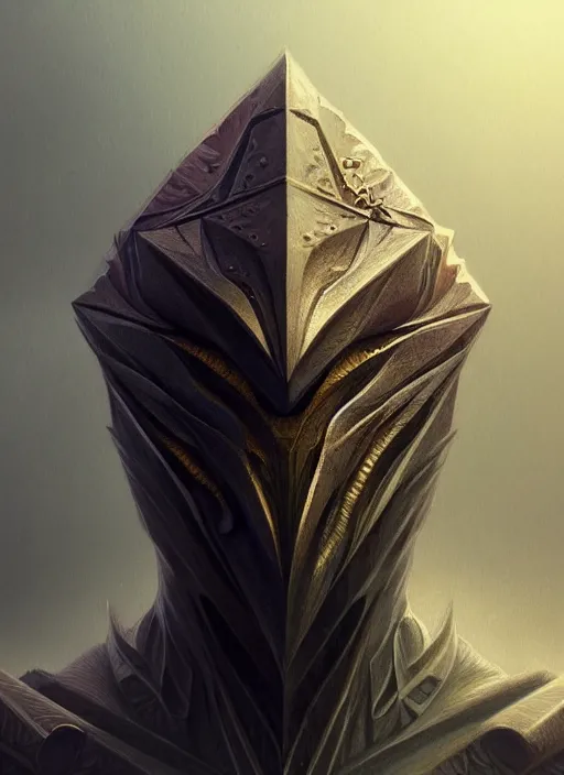 Prompt: anthropomorphic triangle head in edgy darkiron tupac, intricate, elegant, highly detailed animal monster, digital painting, artstation, concept art, smooth, sharp focus, illustration, art by artgerm, wayne barlowe, trending on artstation and greg rutkowski and alphonse mucha, 8 k