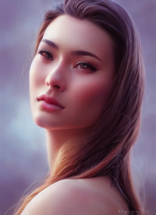 Image similar to photo of a gorgeous young woman in the style of stefan kostic, realistic, sharp focus, 8k high definition, insanely detailed, intricate, elegant, art by stanley lau and artgerm