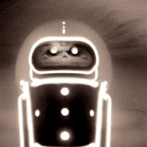 Image similar to movie still of robot with glowing third eye, cinematic composition, cinematic light, criterion collection, by david lynch