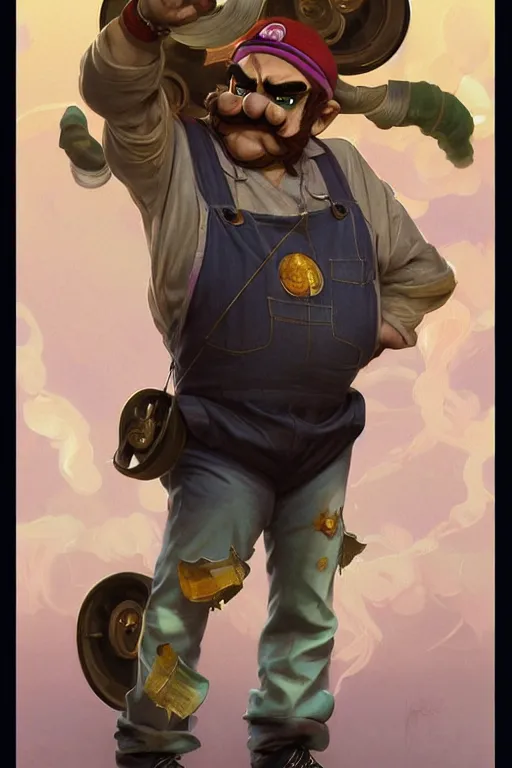 ArtStation - Charlie Day as Luigi