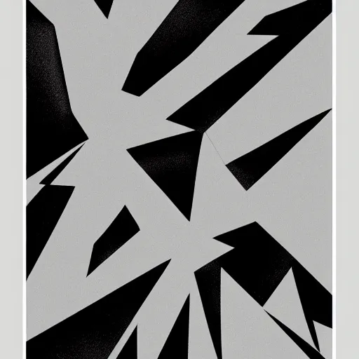 Image similar to graphic design poster by palefroi, nanae kawahara, damien tran, elements in a composition, illustrative and abstract, minimalist, greyscale, charcoal, artwork