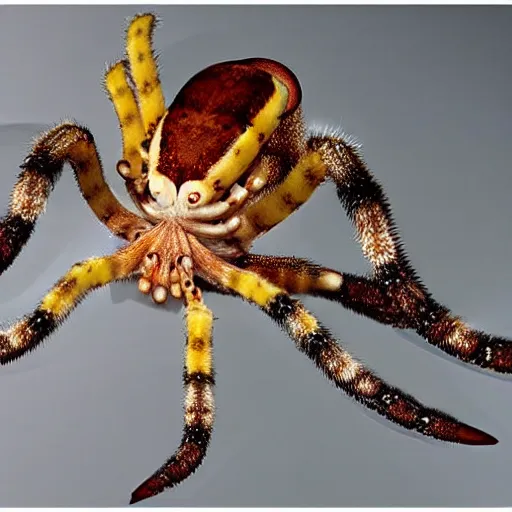 Image similar to an animal that is a genetic combination of spider and octopus