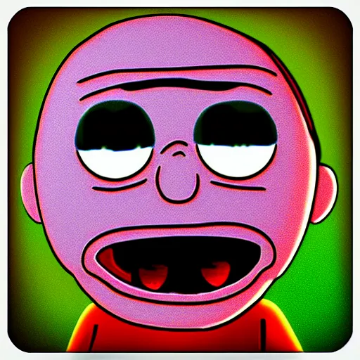 Image similar to evil amazing world of gumball rick and morty icon