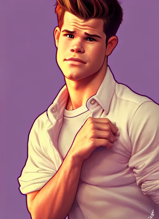 Prompt: cute charlie carver, natural lighting, path traced, highly detailed, high quality, digital painting, by don bluth and ross tran and studio ghibli and alphonse mucha, artgerm