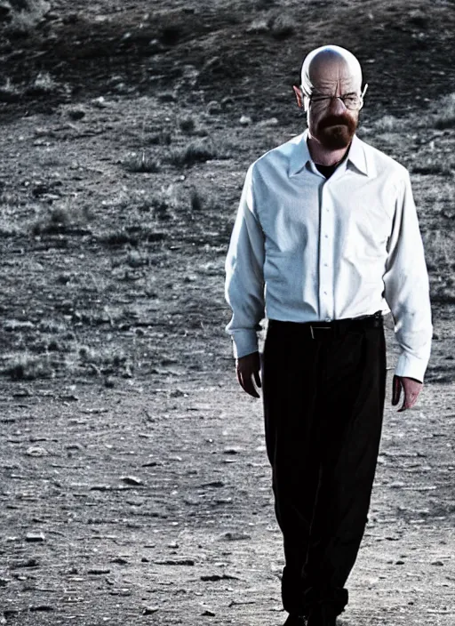 Image similar to Walter white in Valorant, cinematic shot