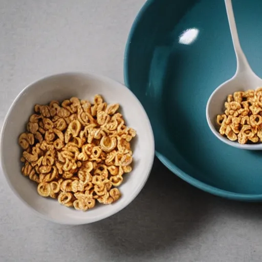 Prompt: a shoe splashes into a bowl of cereal, cinematic lighting