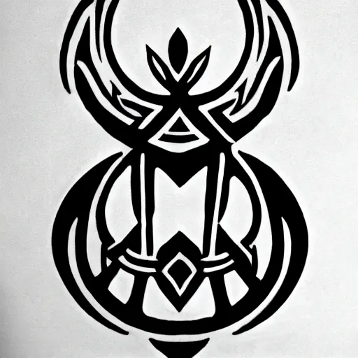 Image similar to tattoo design, stencil, viking