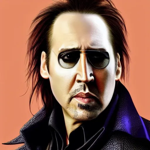 Prompt: nicholas cage as johnny depp