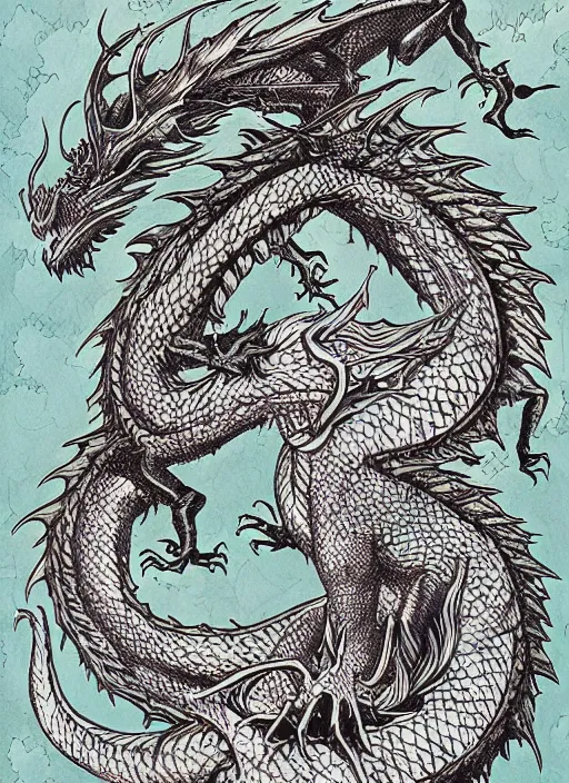 Image similar to dragon by richey beckett