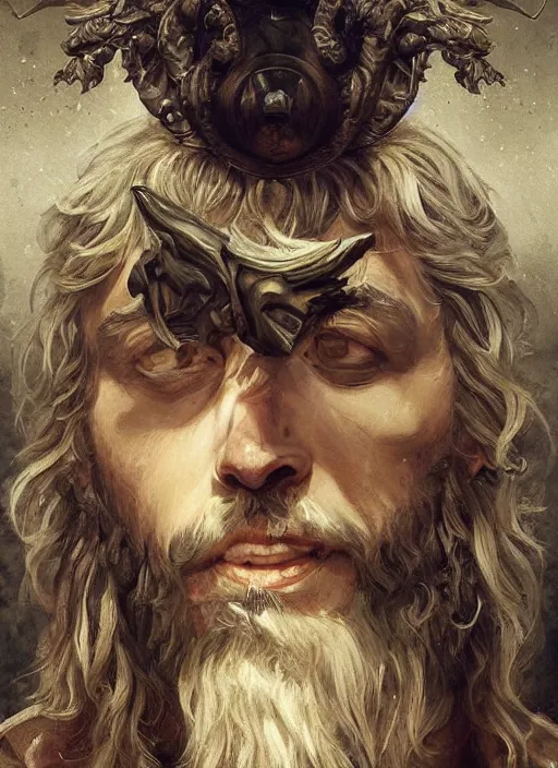 Image similar to digital _ painting _ of _ god of poetry _ by _ filipe _ pagliuso _ and _ justin _ gerard _ symmetric _ fantasy _ highly _ detailed _ realistic _ intricate _ port