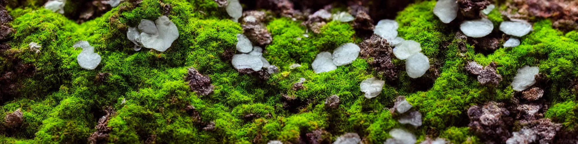 Image similar to moss terrarium, georgia o'keeffe, beautiful, bokeh