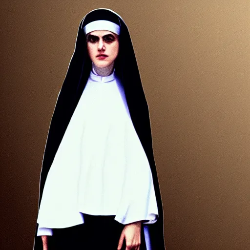 Image similar to alexandra daddario as a nun